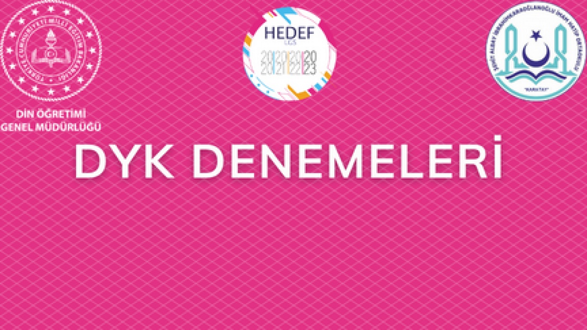 DYK DENEMELERİ